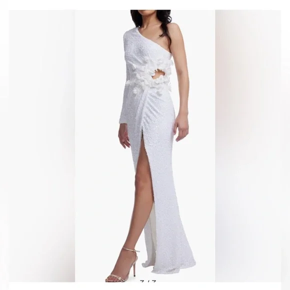 lace v neck dress Ivonne Lace Trim V-Neck Maxi Dress Butter